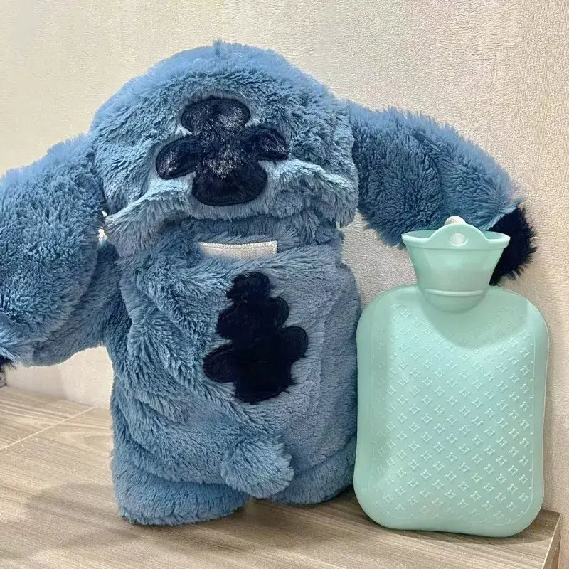 Stitch Winter Plush Hot Water Bottle