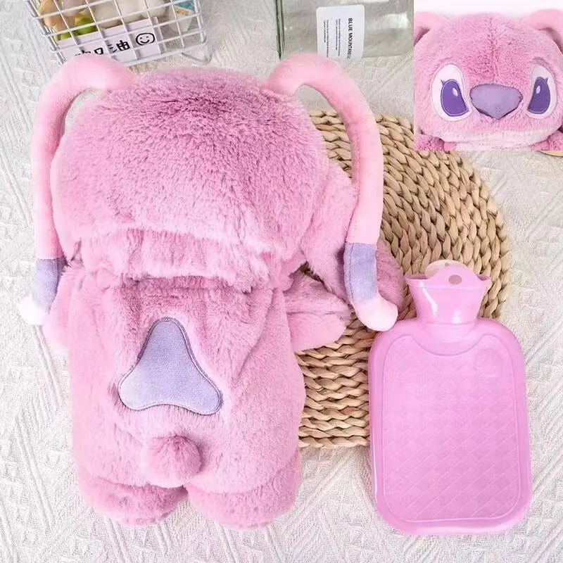 Stitch Winter Plush Hot Water Bottle