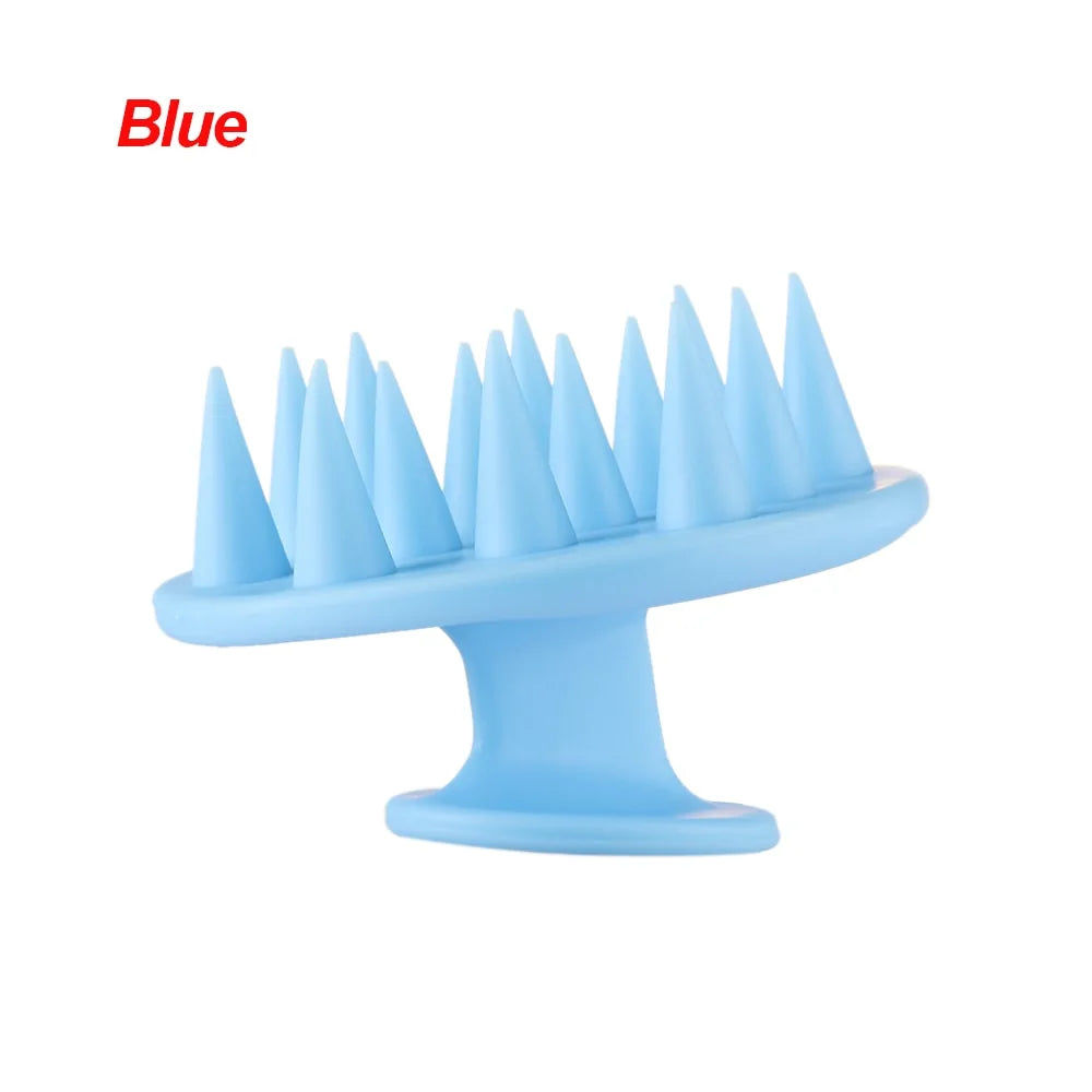 Silicone Shampoo Scalp Hair Massager Comb