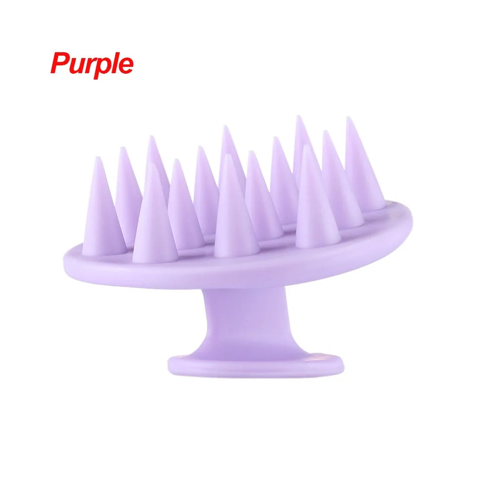 Silicone Shampoo Scalp Hair Massager Comb