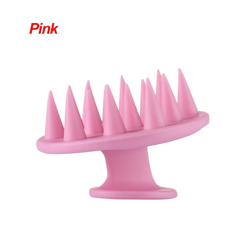 Silicone Shampoo Scalp Hair Massager Comb